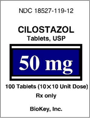 Cilsotazol 50 mg Tablet Blister Carton