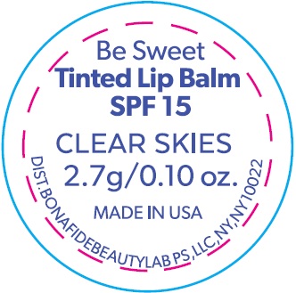 Be Sweet Spf 15 Tinted Clear Skies | Avobenzone, Octinoxate Gel safe for breastfeeding