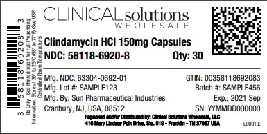 Clincamycin 150mg Capsule 30 count blister card
