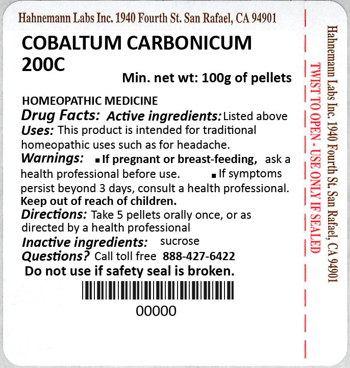 Cobaltum Carbonicum 200C 100g