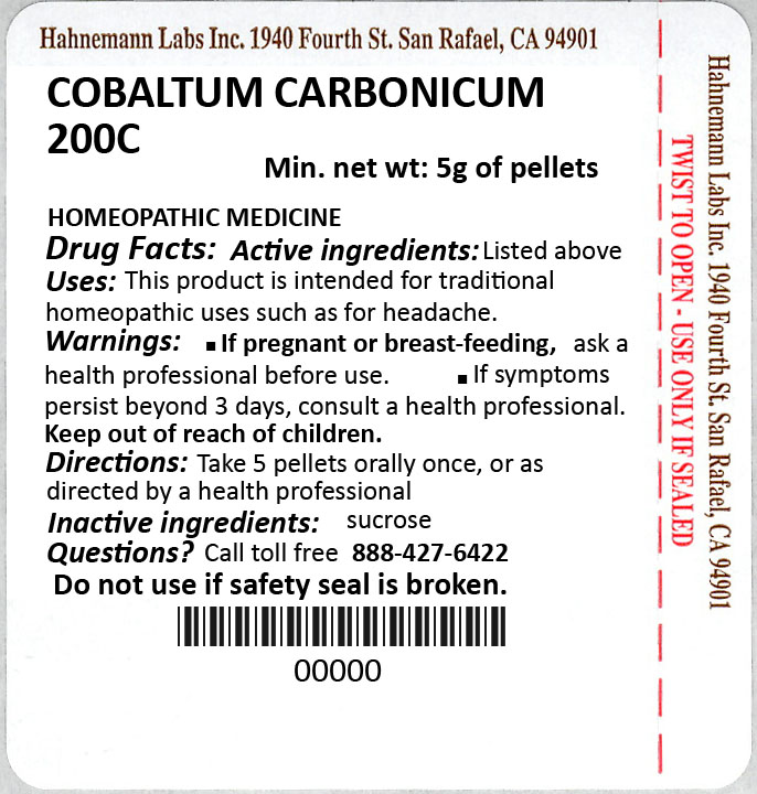 Cobaltum Carbonicum 200C 5g
