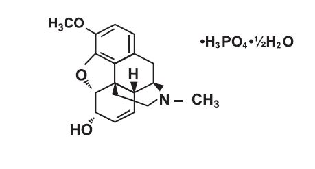 Codeine Phosphate Structure