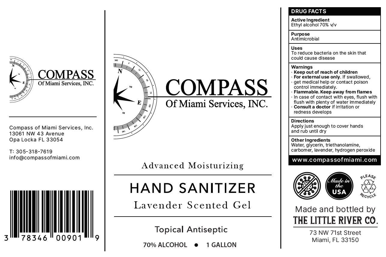 Compass 70% Ethanol Gel with Lavender