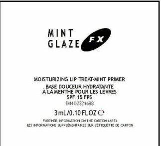 Mint Glaze Product Label