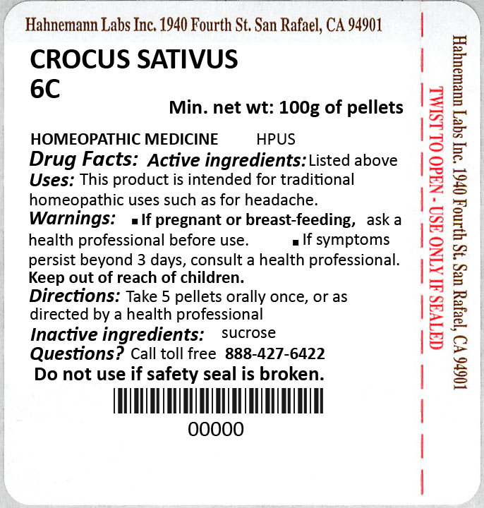 Crocus Sativus 6C 100g