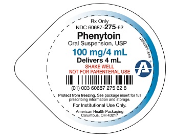 100 mg/4 mL Phenytoin Oral Suspension Cup