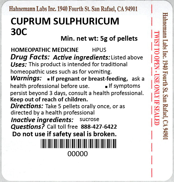 Cuprum Sulphuricum 30C 5g