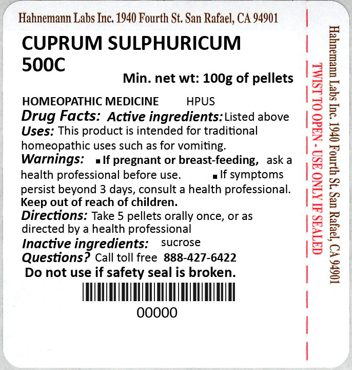 Cuprum Sulphuricum 500C 100g