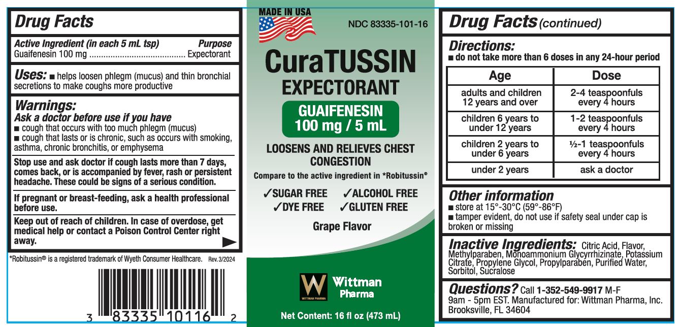 CuraTUSSIN Label