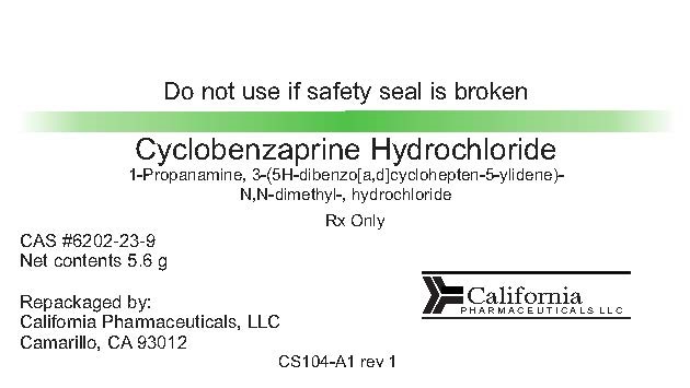 Cyclobenzaprine label