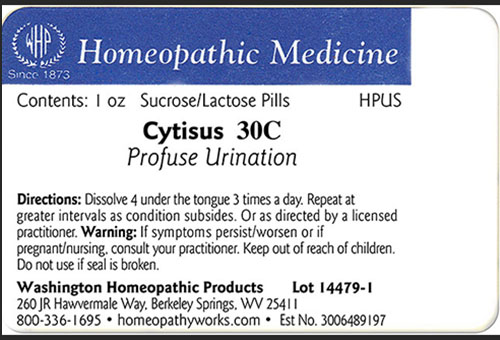 Cytisus label example