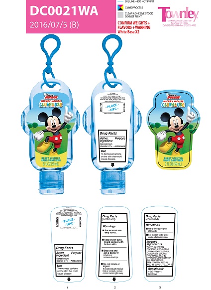 Mickey Mouse Berry Scented Hand Sanitizer Club House | Benzalkonium Chloride Gel while Breastfeeding