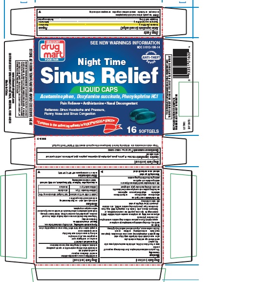 Night Time Sinus Relief | Acetaminophen, Phenylephrine Hydrochloride, Doxylamine Succinate Capsule while Breastfeeding
