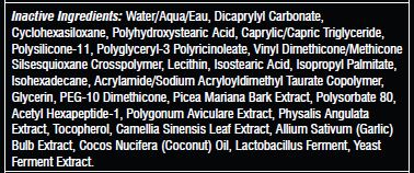 see attached inactive ingredients image