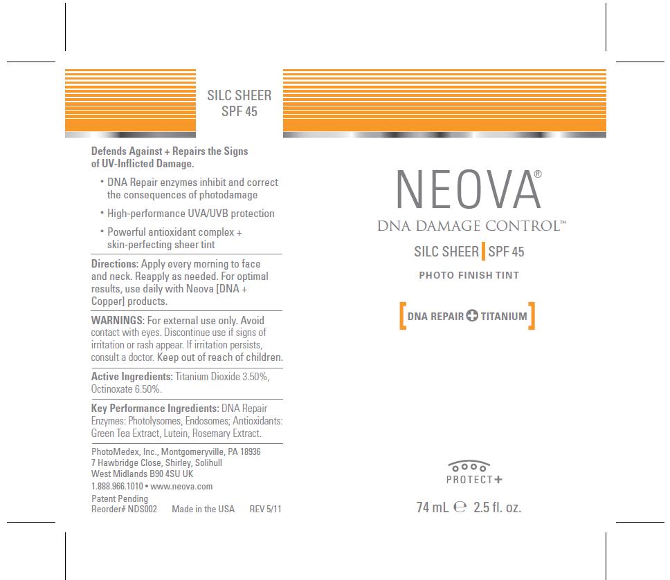 Is Neova Dna Damage Control - Silc Sheer Spf 45 | Octinoxate, Titanium Dioxide Emulsion safe while breastfeeding