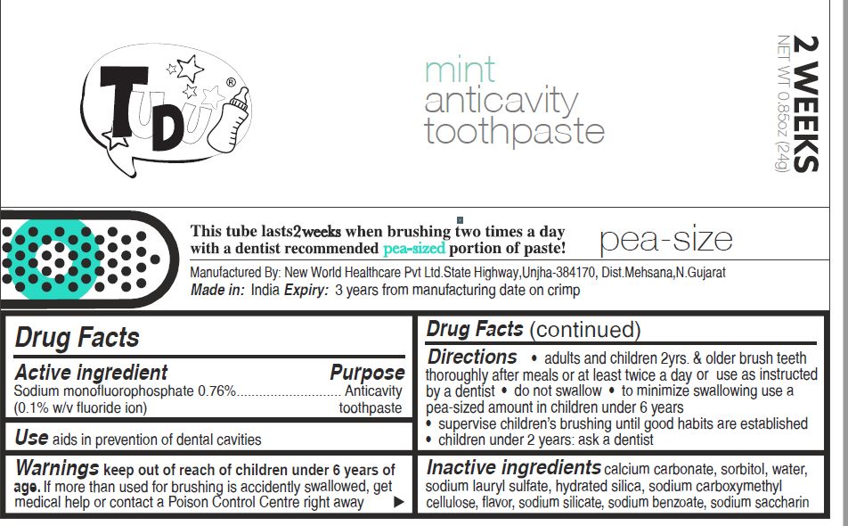 Is Newworld | Sodium Monofluorophosphate Paste, Dentifrice safe while breastfeeding