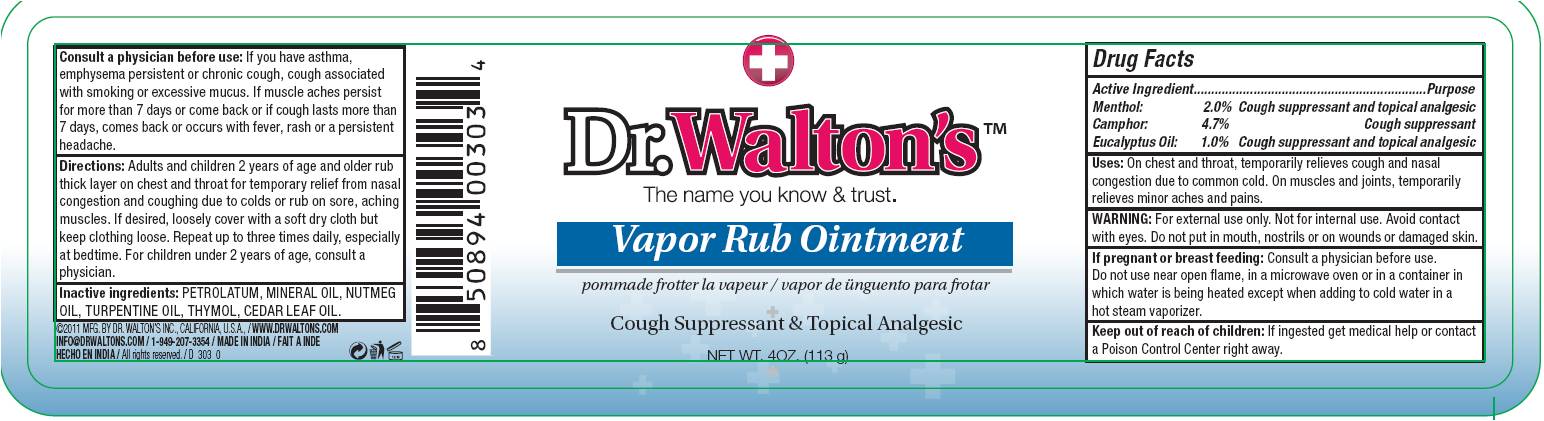 Dr Waltons Vapor Rub | Vapor Rub Gel while Breastfeeding