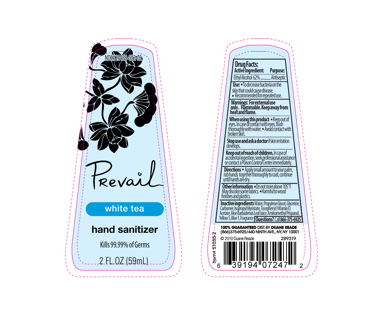 image of White Tea label