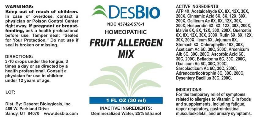Fruit Allergen Mix