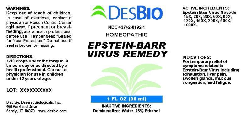 Epstein-Barr Virus Remedy