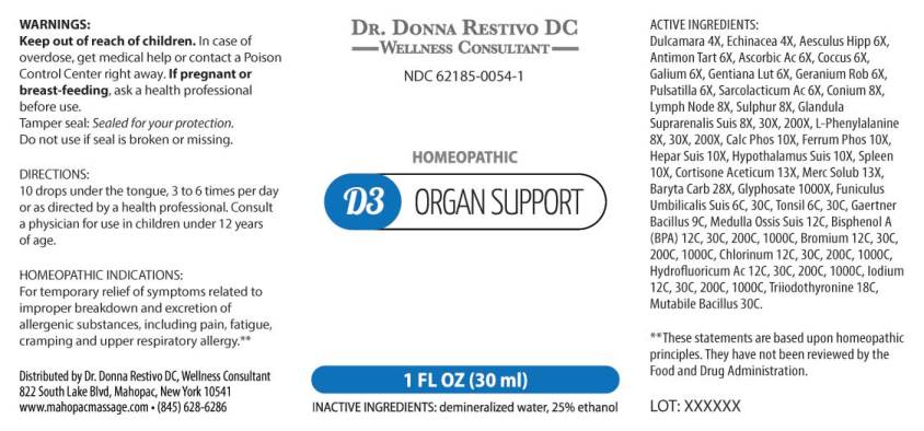 D3 Organ Support