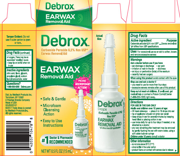 Debrox Earwax Removal Aid 0.5 FL OZ (15 mL) Carton