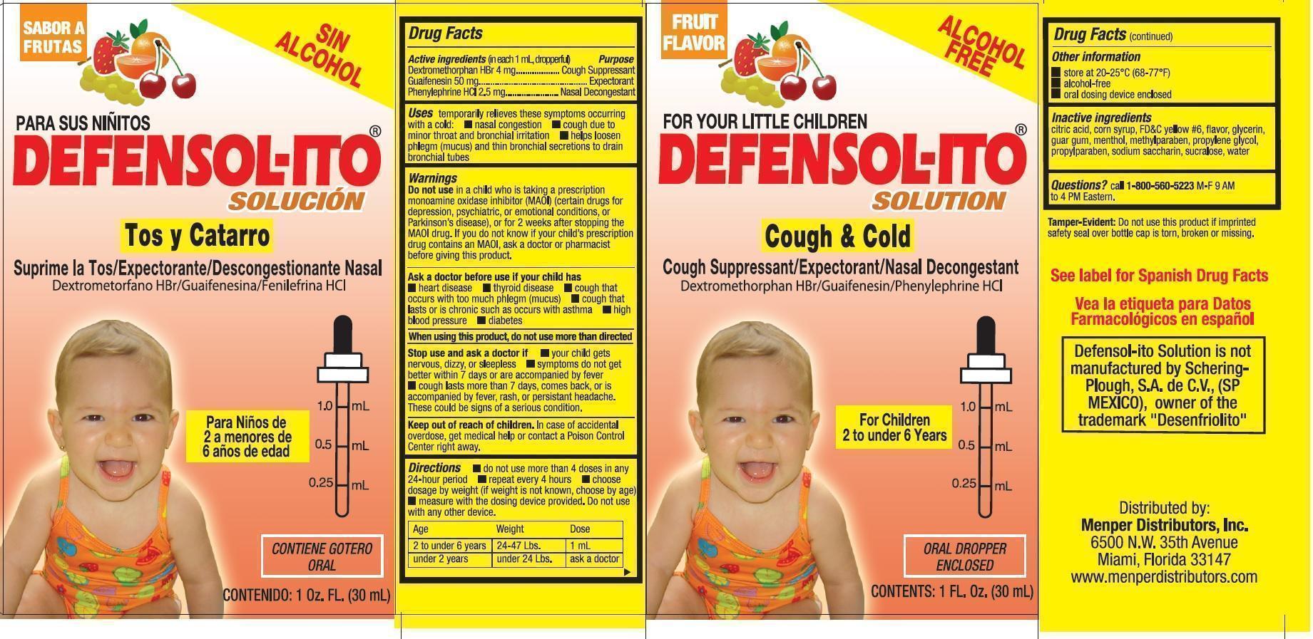 Defensol-ito Label