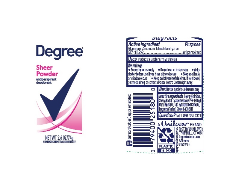 Degree Sheer Powder AP Deo IS