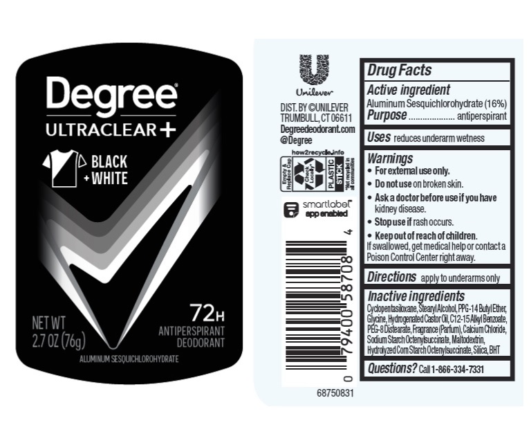 Degree Ultraclear Black White 72H AP Deo IS