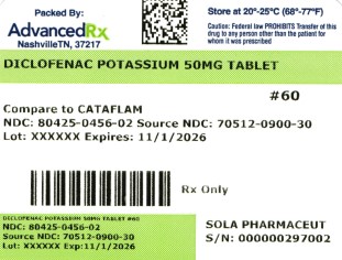 Diclofenac Potassium 50mg Tablet #60