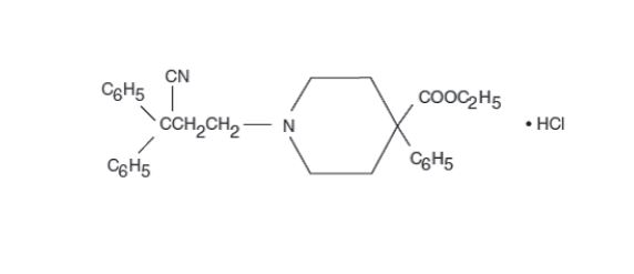 Diphenoxylate hydrochloride Structure
