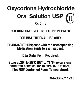 Oxycodone Hydrochloride Oral Solution USP, CII Display