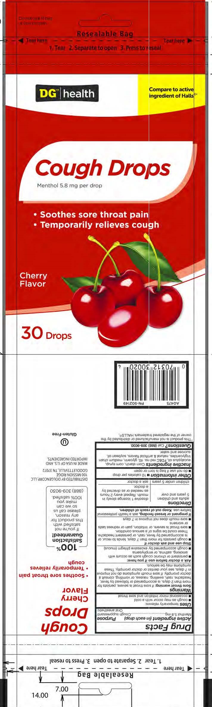 Dollar General Cherry 30ct Cough Drops