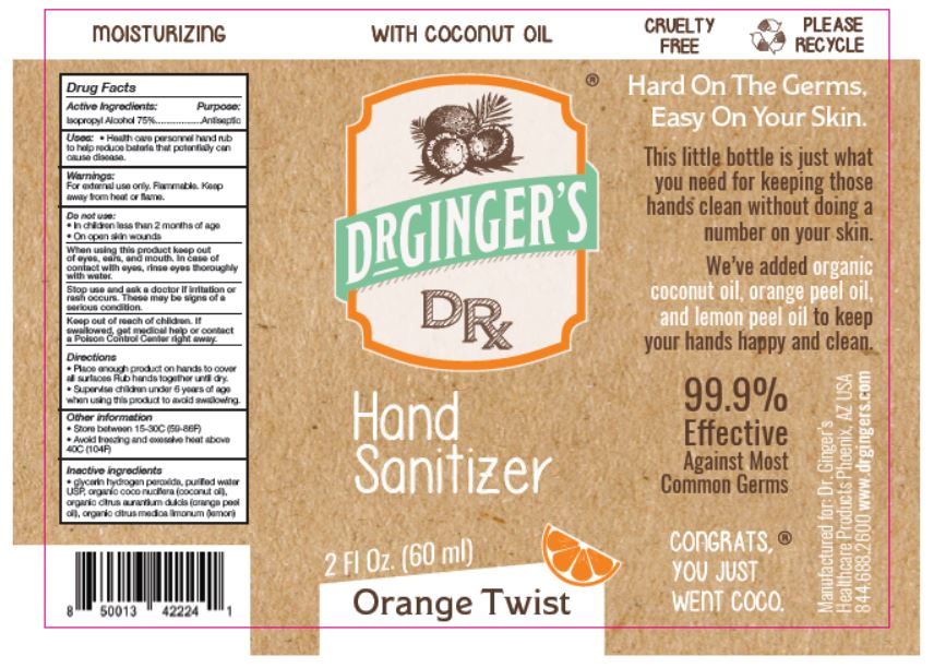 Dr Ginger's 60 mL front and back
