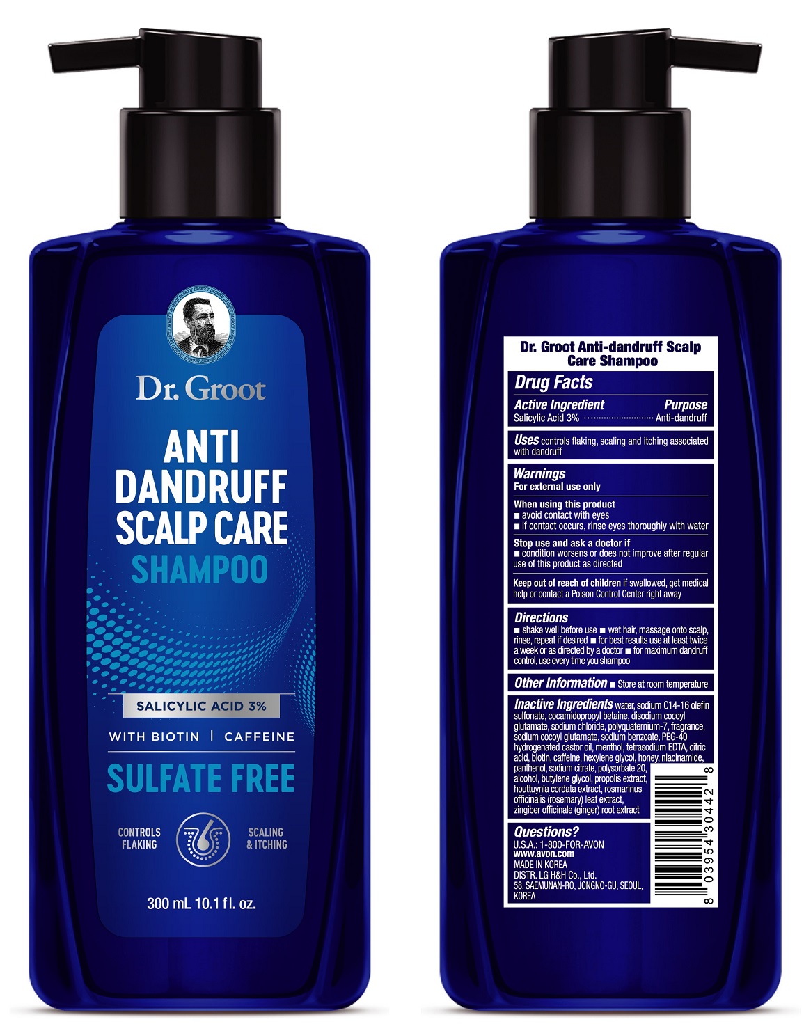 Dr Groot Anti Dandruff Scalp Care Shampoo 300ml lores