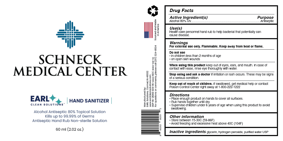 Label for 60 ml with Drug Facts and relevant information
