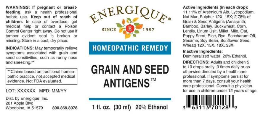 GRAIN AND SEED  ANTIGENS