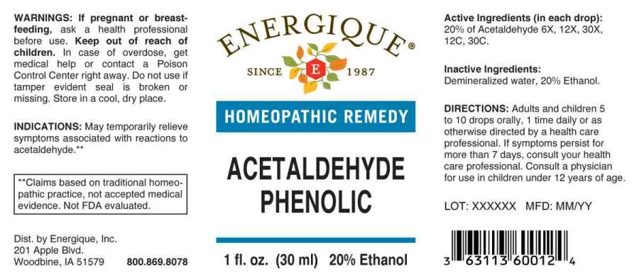 Acetaldehyde Phenolic