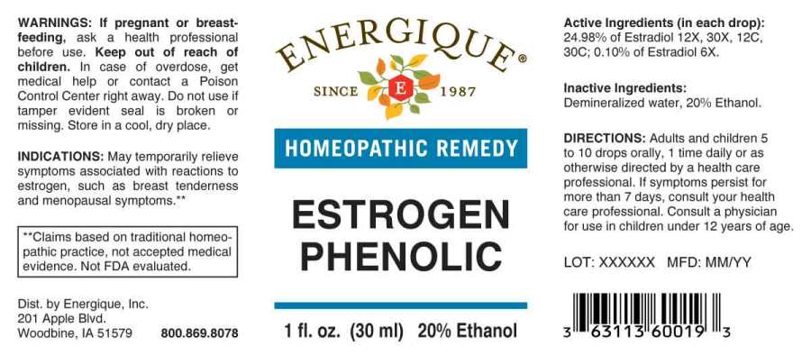 Estrogen Phenolic | Estradiol, Liquid Breastfeeding