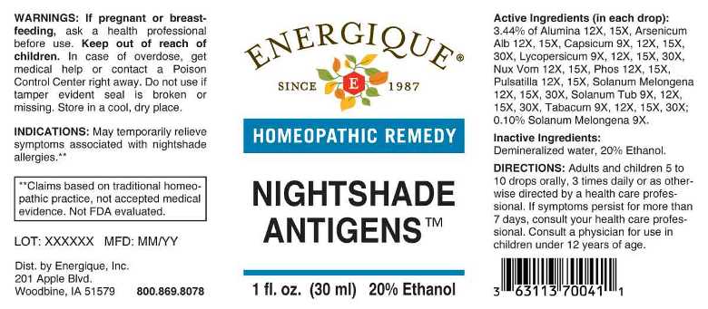 Nightshade Antigens