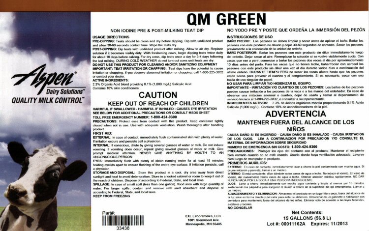 EXL Lab QM Green Label