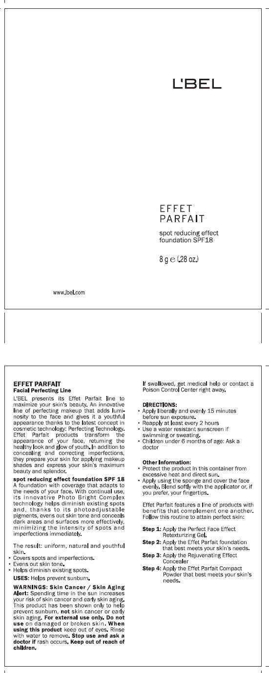 Is Lbel Effet Parfait Spots Reducing Effect Foundation Spf 18 - Obscure 8b safe while breastfeeding
