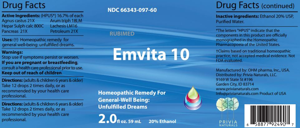 Emvita 10 - Label