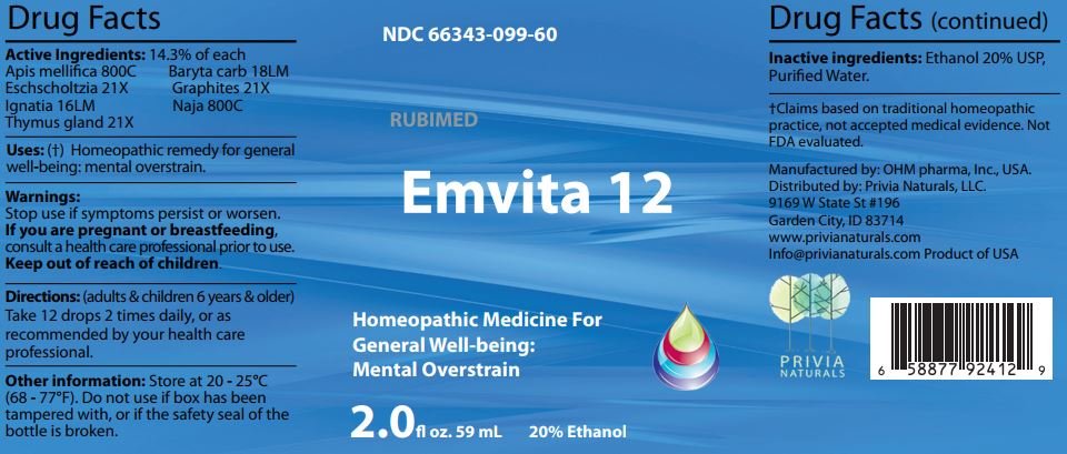 Emvita 12 - Label