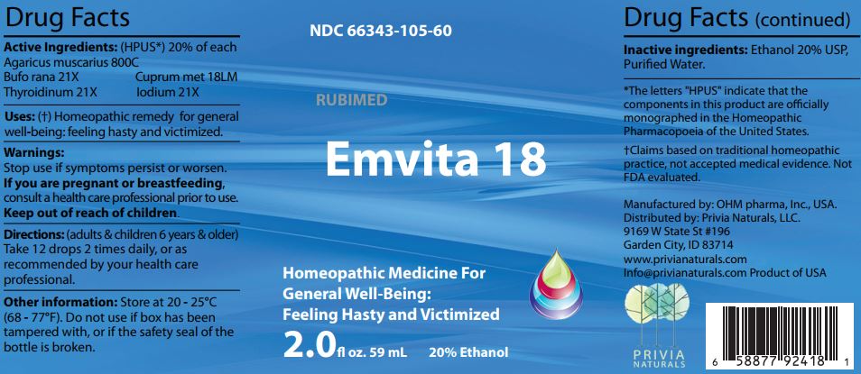 Emvita 18 - Label