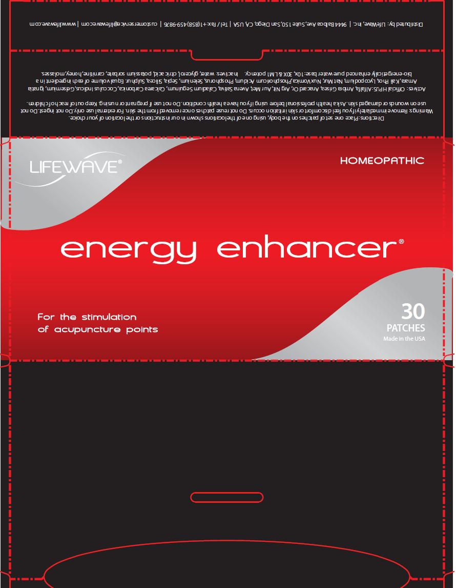 Energy Enhancer Label