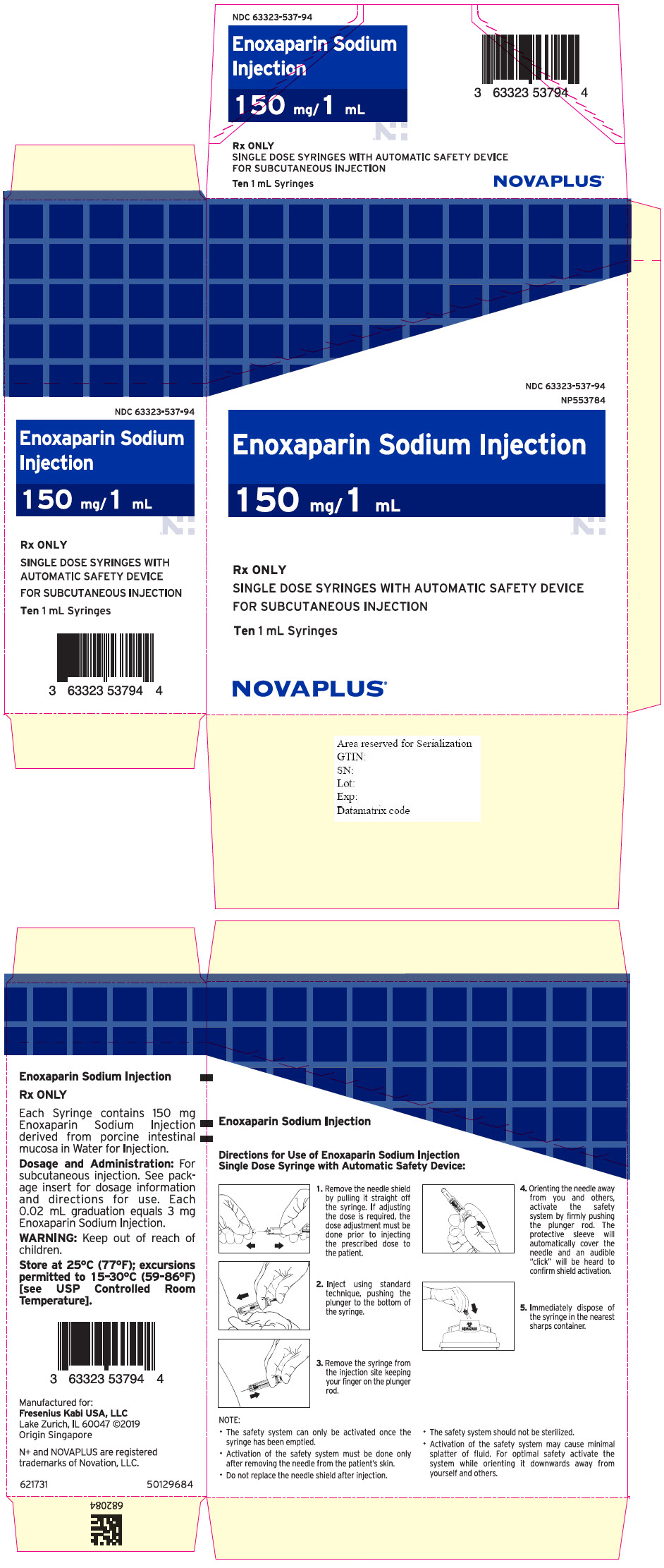 PRINCIPAL DISPLAY PANEL - 150 mg/1 mL Syringe Carton