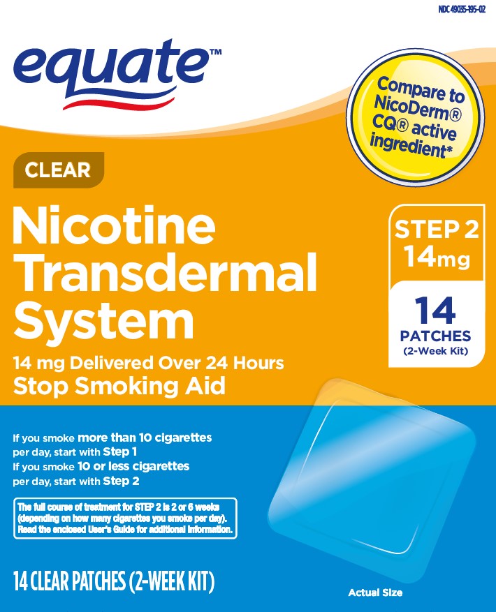 Equate Nicotine Patch 14 mg 14 ct