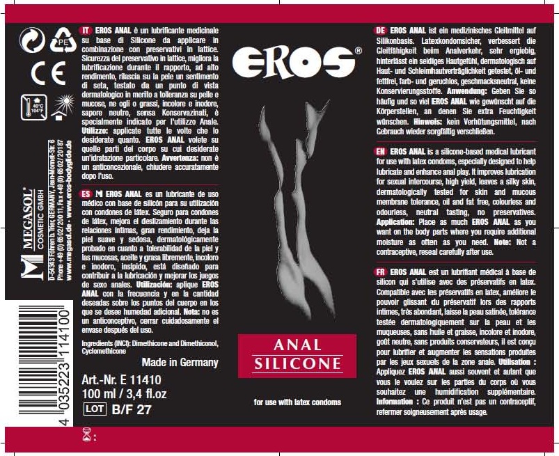 Eros Anal silcone_MUS11410 Label
