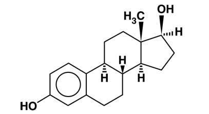 image of Estradiol chemical structure